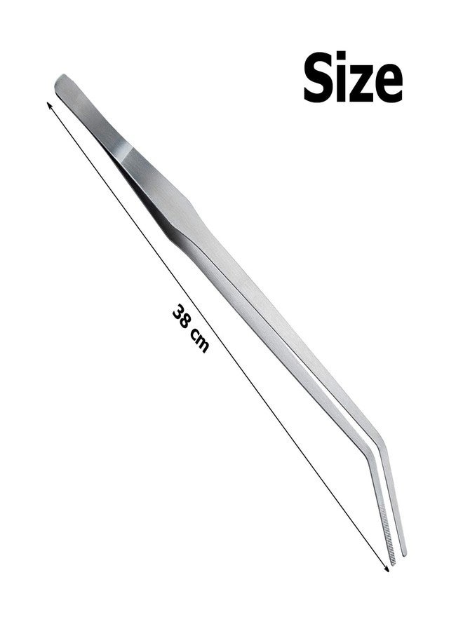 ويستيرن إرا ملقط حوض أسماك ويسترن إيرا مستقيم بطول 38 سم، مناسب للمياه المالحة والعذبة، يتميز بمرونة فائقة، ومقاومة فعالة للصدأ، ومتين، للاستخدام المستدام، مناسب للثعابين والسحالي والعناكب والثعابين الكروية والوزغات - Image 3